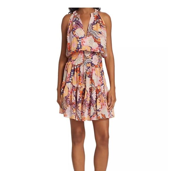 A.L.C. Courtney Floral Silk Minidress NWT size 2 - Picture 1 of 10